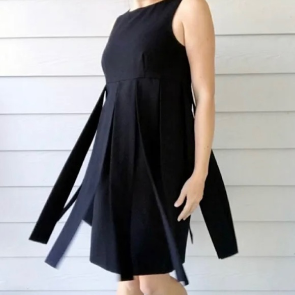 CAbi Dresses & Skirts - Fringe (car wash style) Flapper Dress Black size 4 cocktail Black Sleeveless